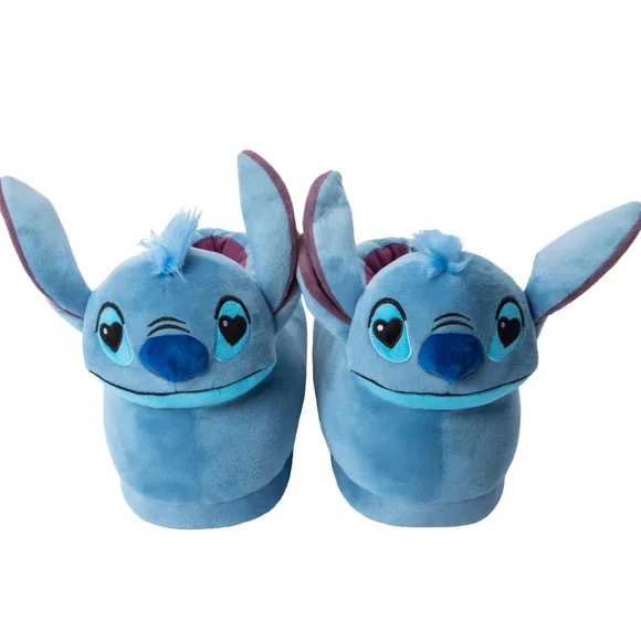 Blue Character Plush Slippers - Picture 1 of 5